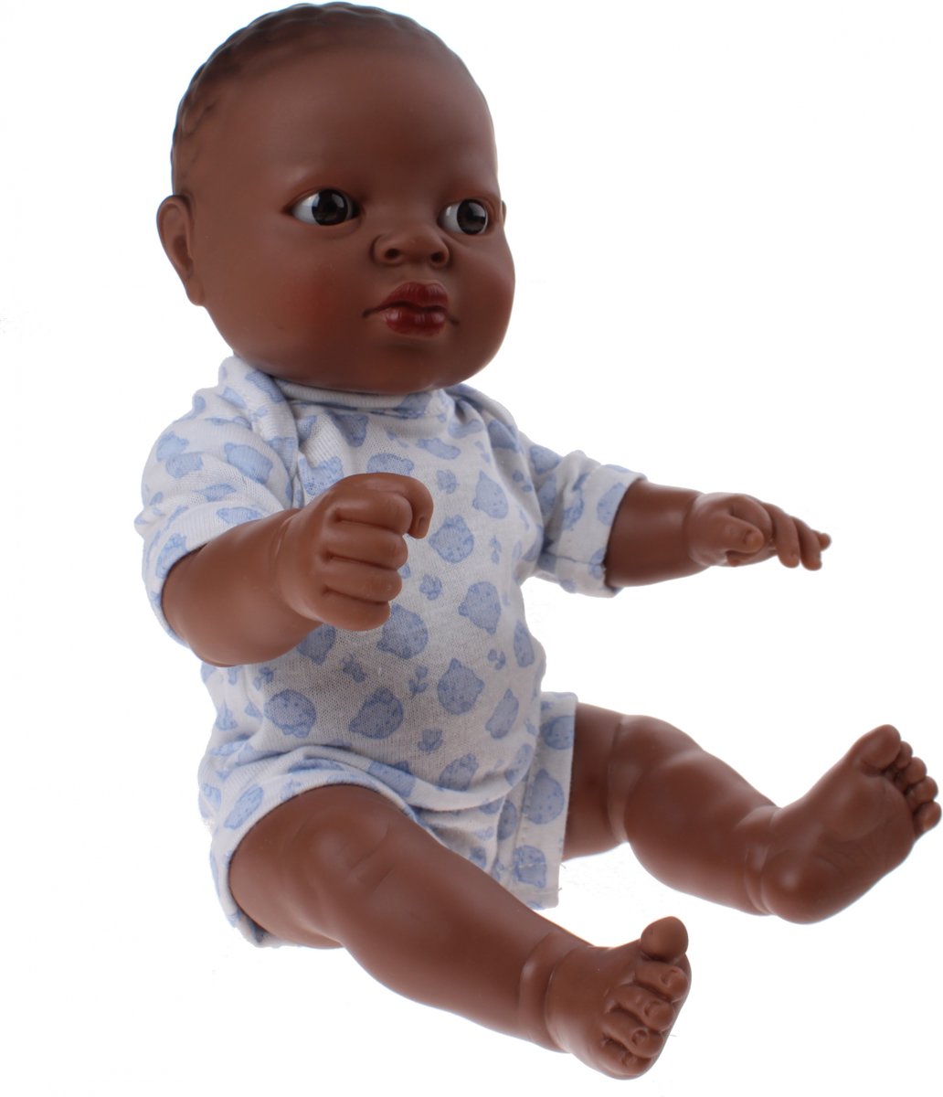 Berjuan Babypop Newborn Afrikaans 30 Cm Jongen