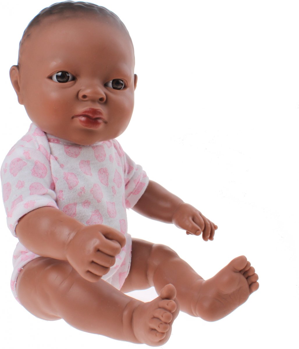 Berjuan Babypop Newborn Afrikaans 30 Cm Meisje