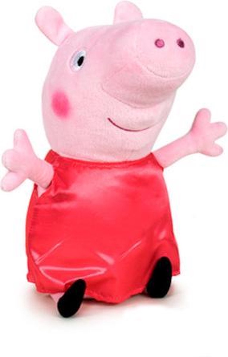 Berjuan Knuffel Peppa Pig Junior 20 Cm Pluche Rood