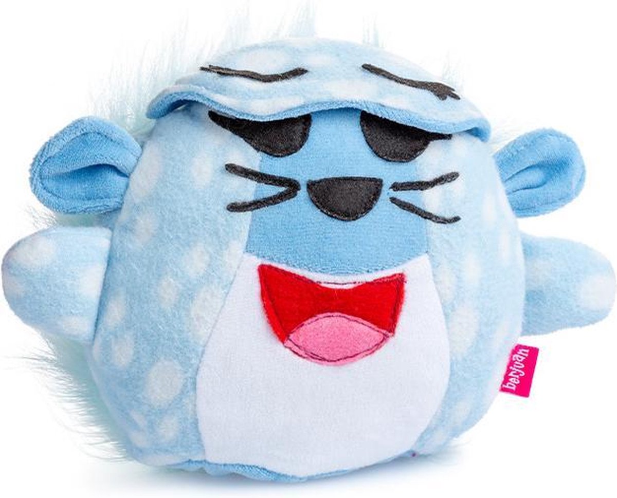 knuffelpop junior pluche 24 cm lichtblauw