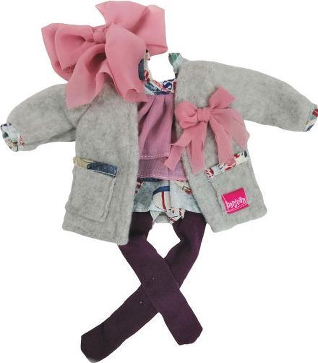 poppenkleding My Girl meisjes 35 cm textiel roze/paars