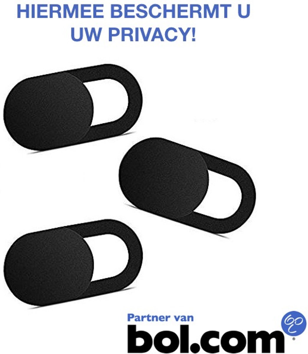 Webcam Cover - Dun En Goedkoop - 3 Pack - Voor Laptop Telefoon Tablet - Privacy Protection - Schuif - Slide