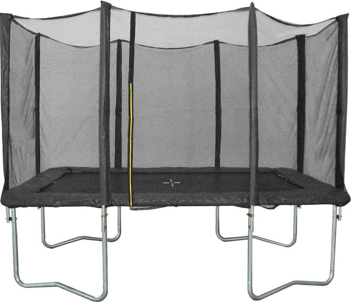 Bestgarden Trampoline Rechthoek Met Veiligheidsnet - Speeltoestellen - 305x213 cm Zwart