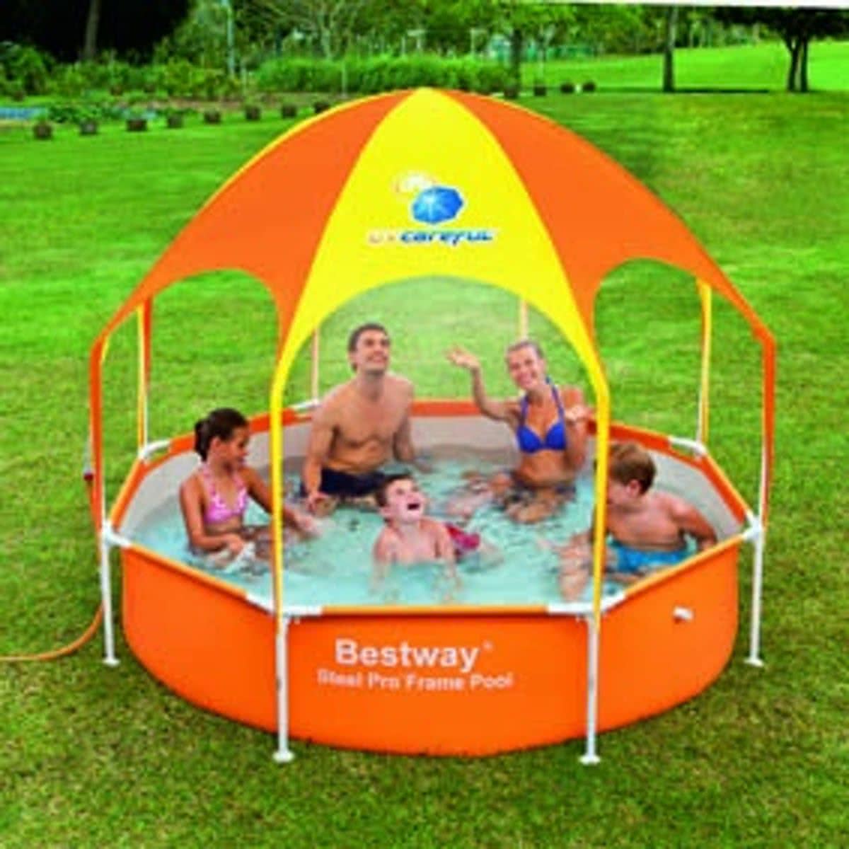 2.44M x 51cm Splash-In-Shade Play Pool