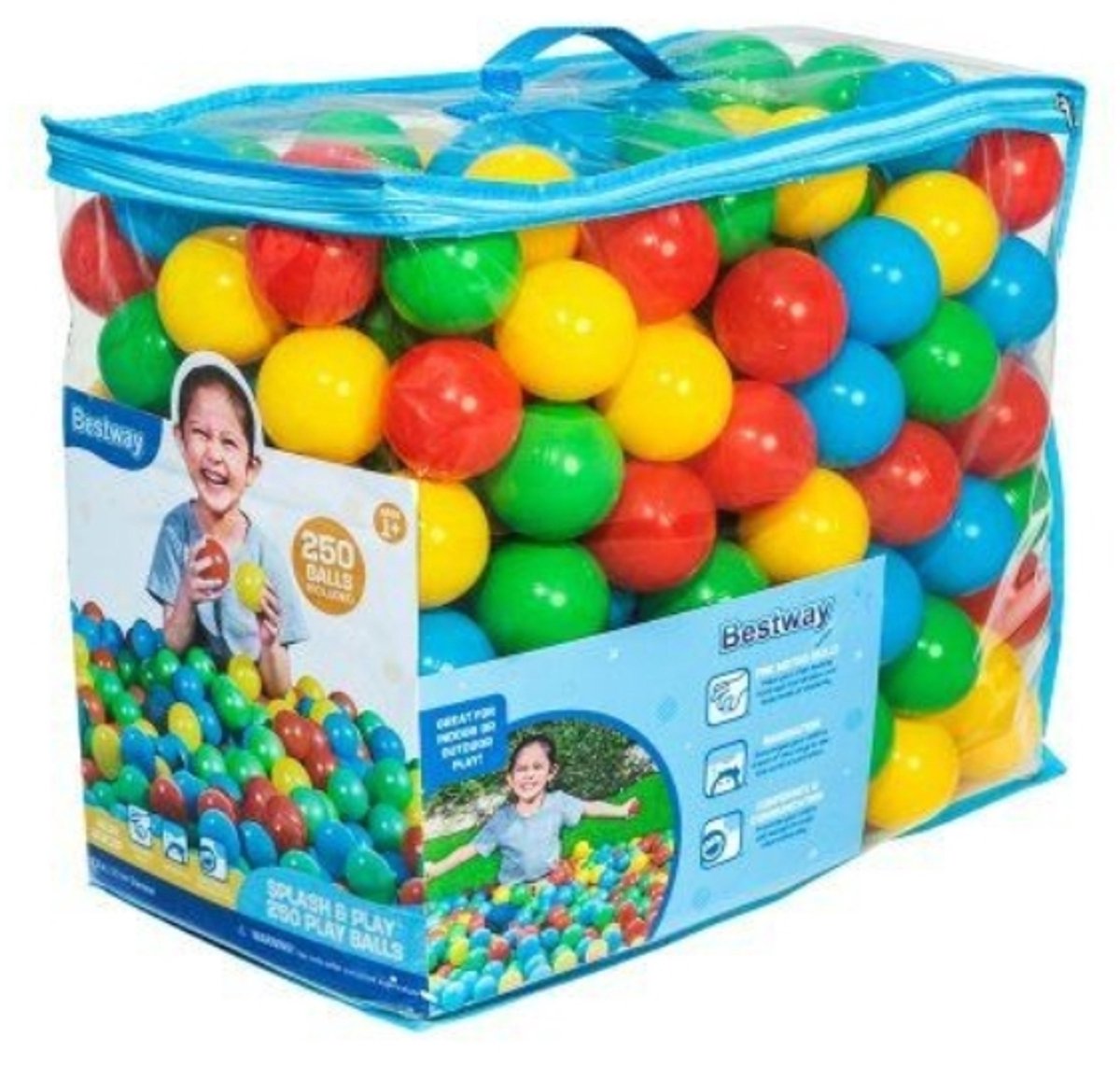 Ballenbak Ballen - Splash&Play - Ballen voor ballenbak - 250 ballen - 6,5cm
