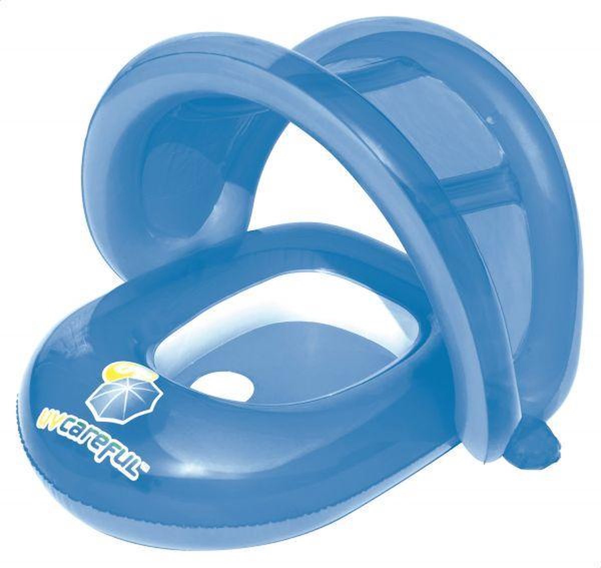 Bestway - Babyfloat - Baby float - met dak - dakje - kinderzitje zwembad - kinder zitje - baby - bescherming - overkapping - drijven - drijvende - UV carful 50+ UPF - Blauw