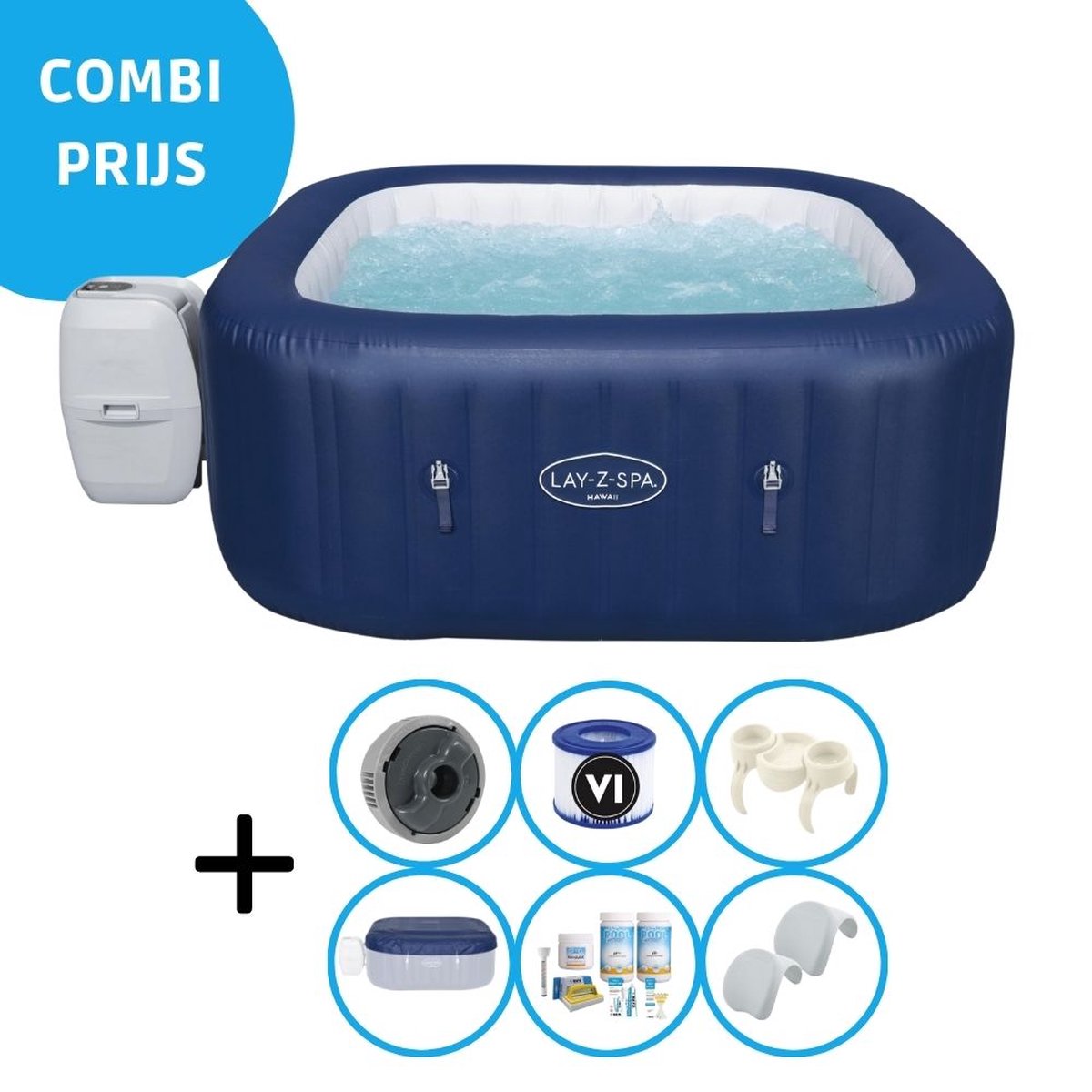 Bestway - Jacuzzi - Lay-Z-Spa - Hawaii - Inclusief accessoires