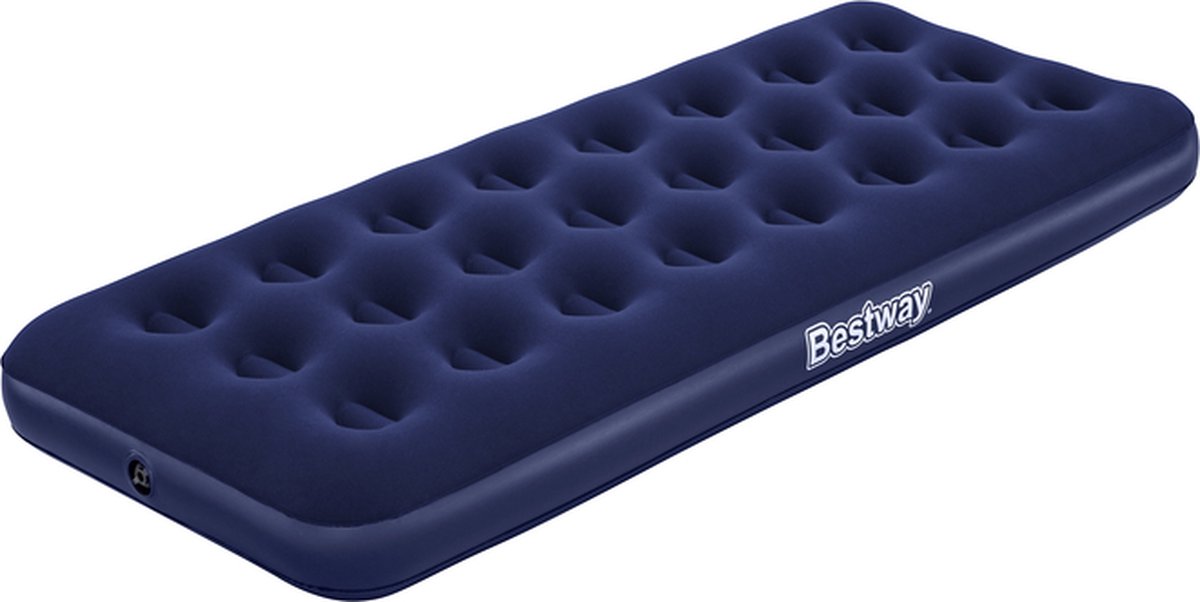 Bestway 1-Persoons Luchtbed - 185 x 76 x 22 CM - PVC - Donkerblauw