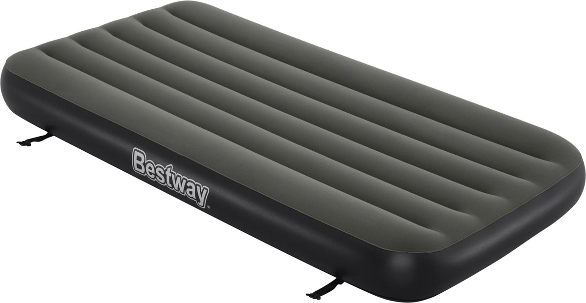 Bestway 3-in-1 Luchtbed - Connect - Zwart - 188x99cm - PVC/Polyester - Single, Double Single en Twin opblaasbed - Tritech Materiaal - I-Beam Constructie