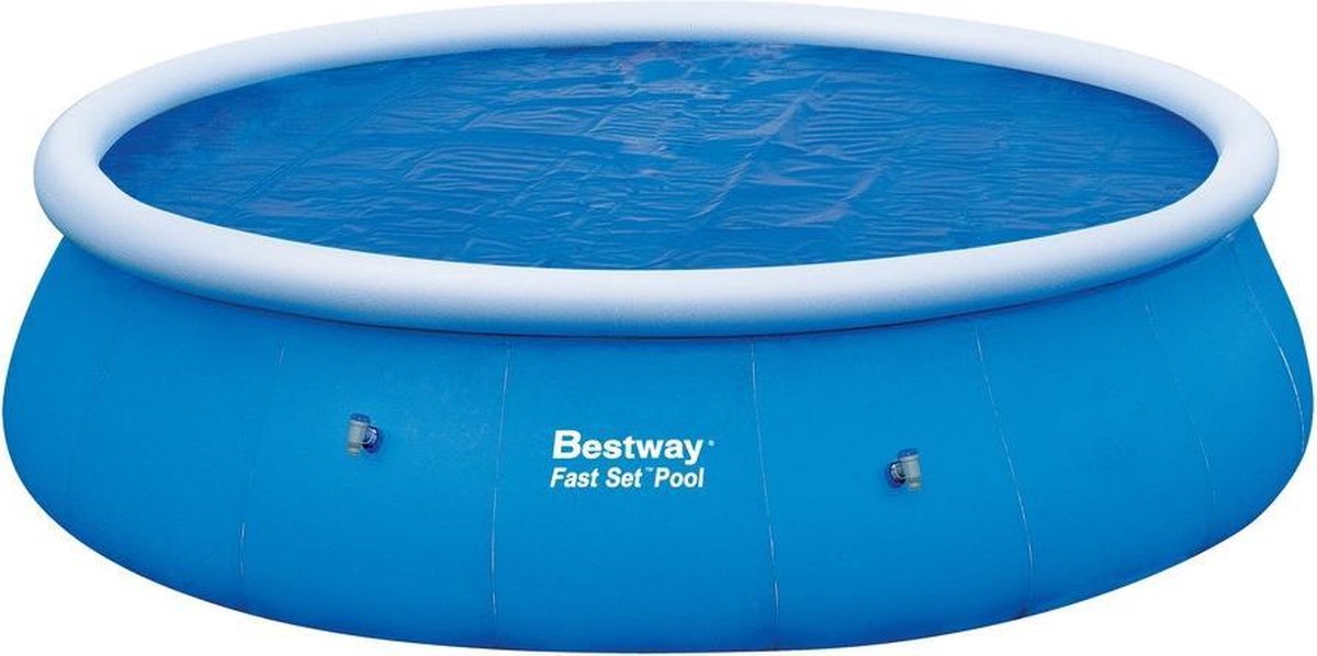 Bestway Afdekzeil Fast Solar Rond Blauw 455 Cm