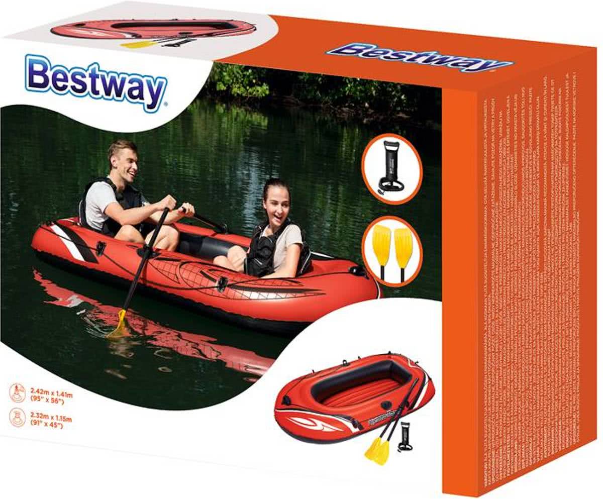   Boot Hydro-Force met peddels en pomp 232x115cm