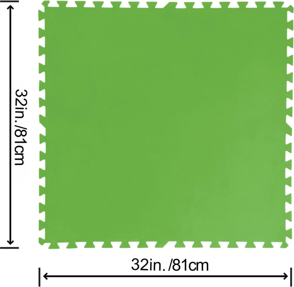 Bestway Flowclear Bodembeschermers 9 st 5,47 m² groen