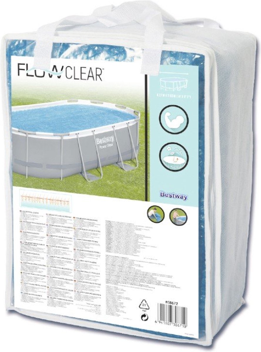   Flowclear Solar cover – 394 x 210 cm