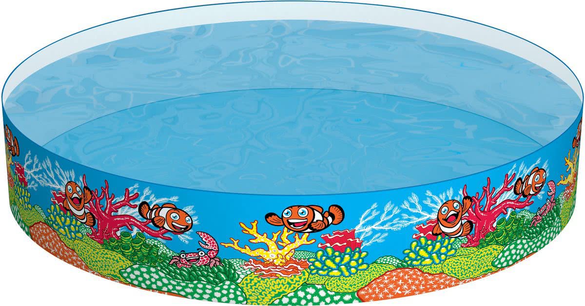 Bestway Kinderbad fixpool Zwembad - 183 x 38 cm vissen