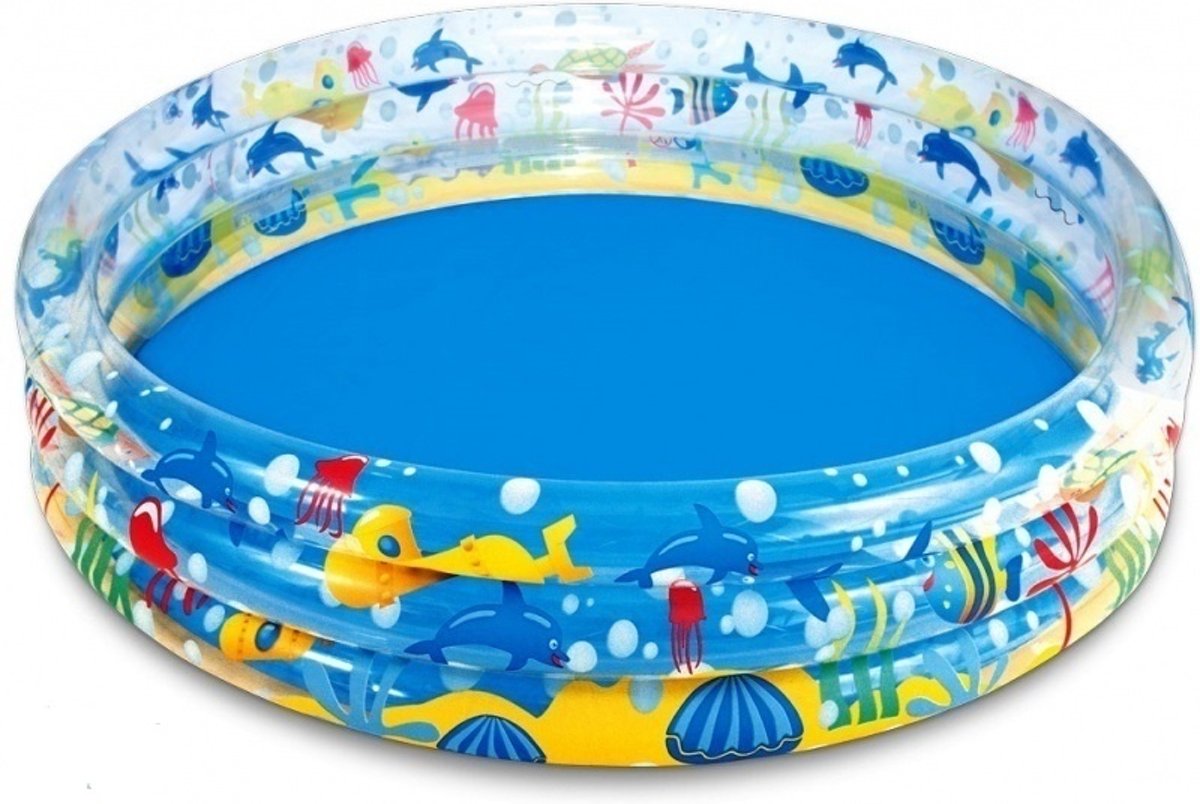 Bestway Kinderzwembad Ocean Life Rond Blauw 183 X 33 Cm