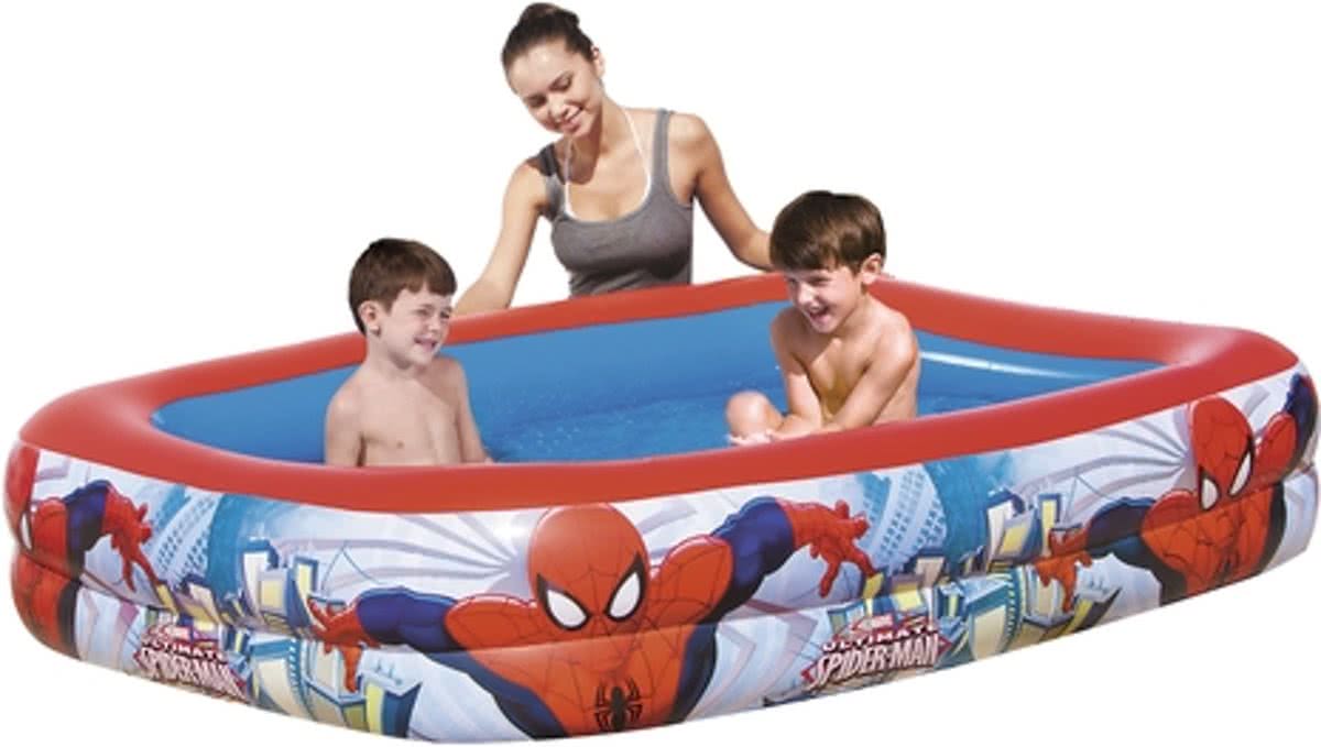 Bestway Opblaasbaar Kinderzwembad Spiderman   201 x 150 x 51cm