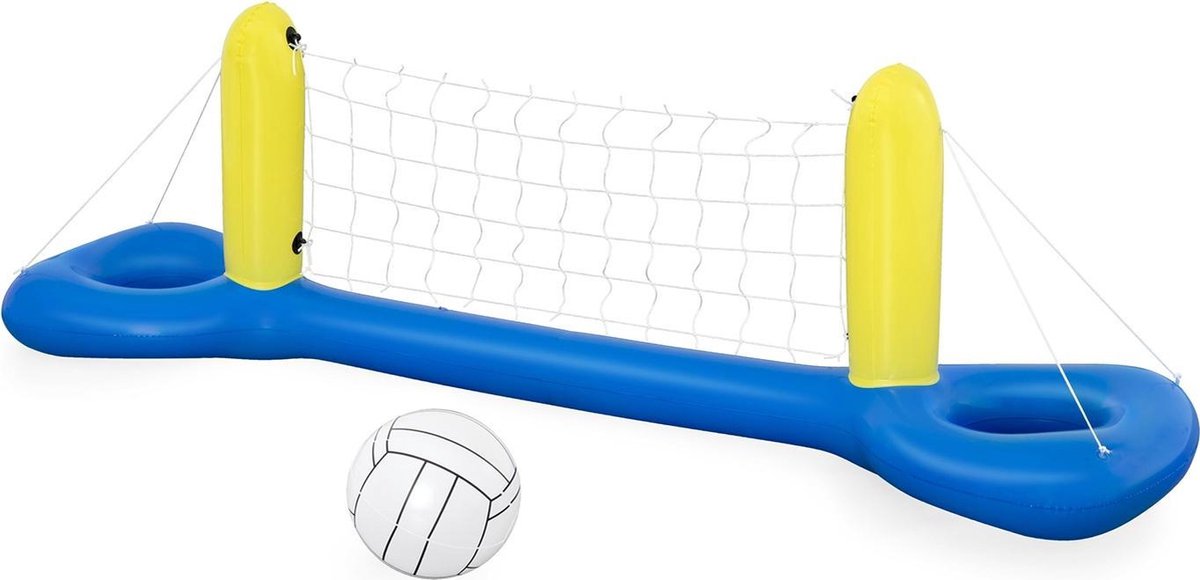 Bestway Opblaasbaar Volleybalspel Blauw 244cm