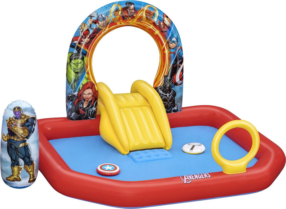   Opblaasbaar Zwembad Avengers Speeltuin 211x198x125 cm +2 Jaar Tuin 98800