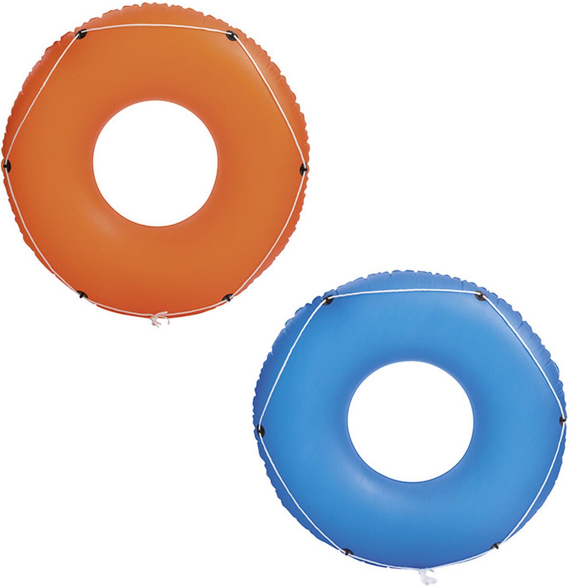   Opblaasbare Gladde Vlotter met Koord Assorti Kleur D119 cm +12 Jaar Strand en Zwembad 36120