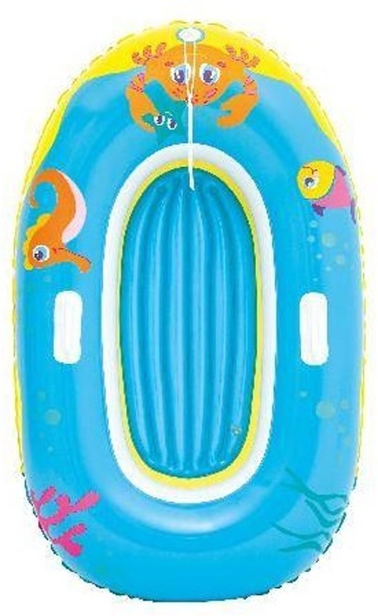 Bestway Opblaasbare Kinderboot Crustacean 137 X 89 Cm Blauw