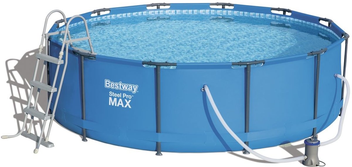 Bestway Opzetzwembad Sirocco Staal Rond 366 Cm Blauw