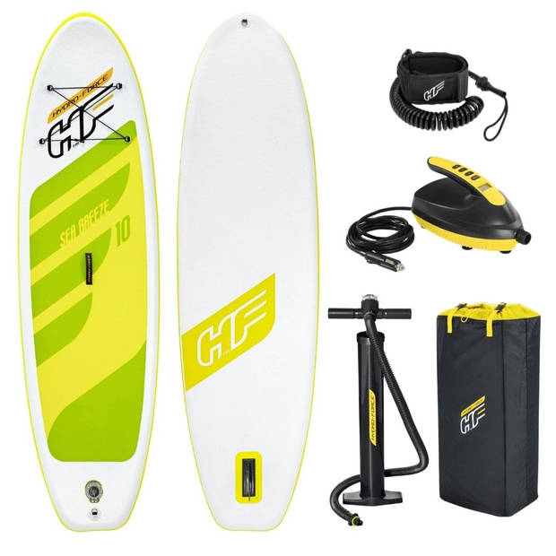   Sup Board - Hydro Force - Sea Breeze Set en SUP Elektrische Luchtpomp 12V