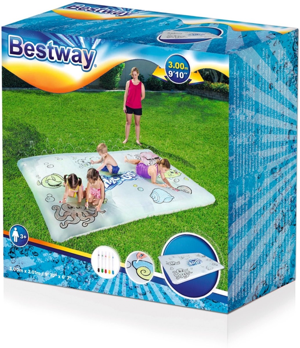 Bestway Watermat Kleuren met Stiften 300x201 cm