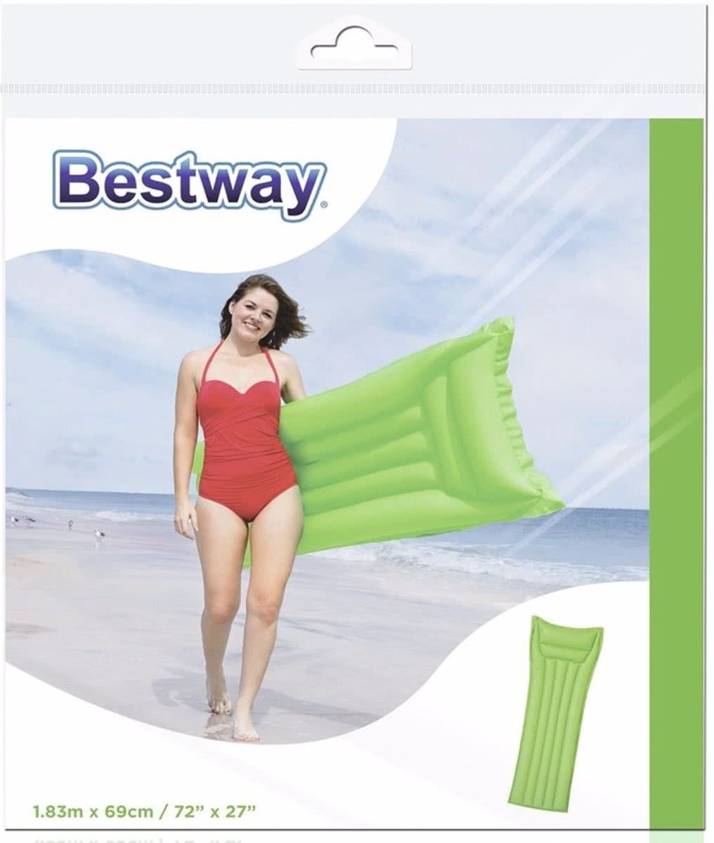 Bestway basic luchtbed groen 183 cm