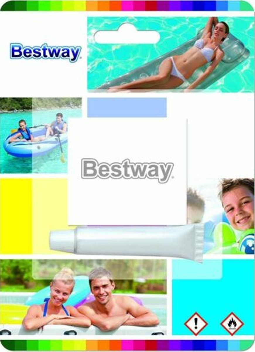 Bestway reparatieset voor zowel zwembadartikel, luchtbedden etc. zwembad reparatie