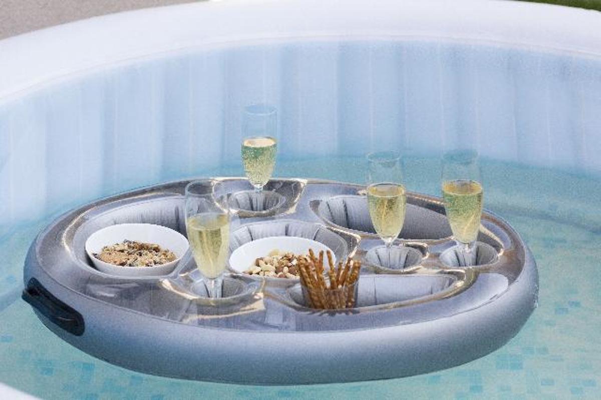 Drijvend dienblad voor in spa of hottub-- jacuzzi