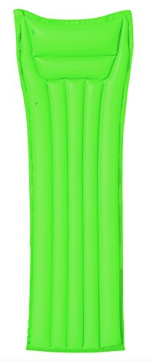 Luchtbed In Polybag-groen 183 x 69cm