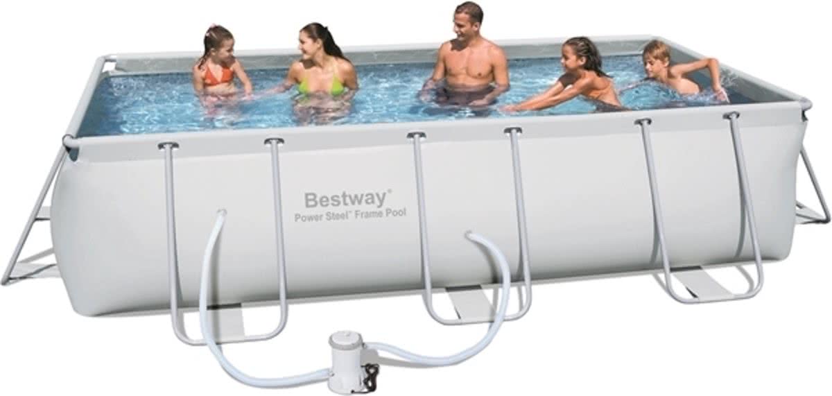 Zwembad Steel Pro Frame Pool Incl. Filter/Pomp (404x201x100cm) (Bestway)Bestway