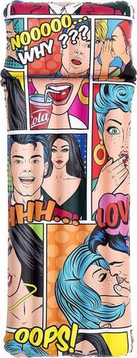 luchtbed Pop Art 183 x 71 cm PVC