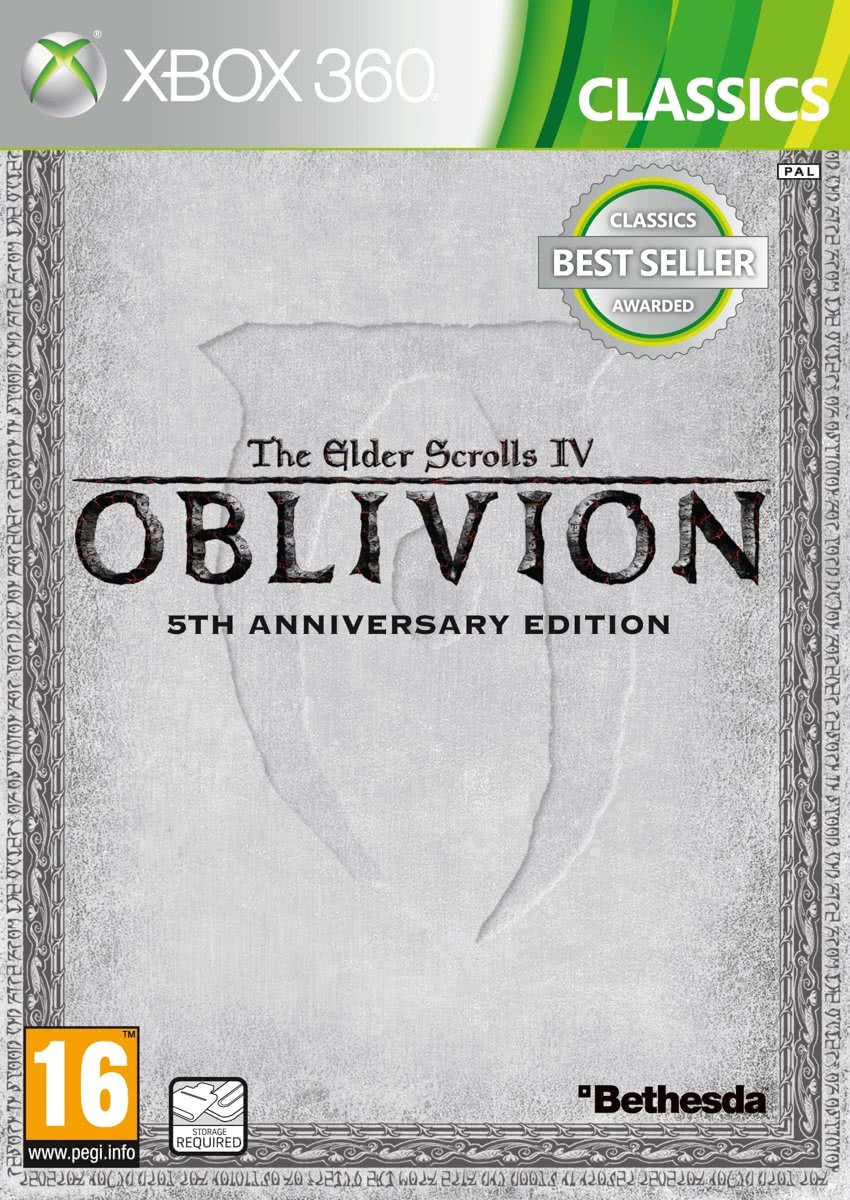 Bethesda The Elder Scrolls IV: Oblivion 5th Anniversary Edition, Xbox 360 Basic + Add-on + DLC Xbox 360 video-game