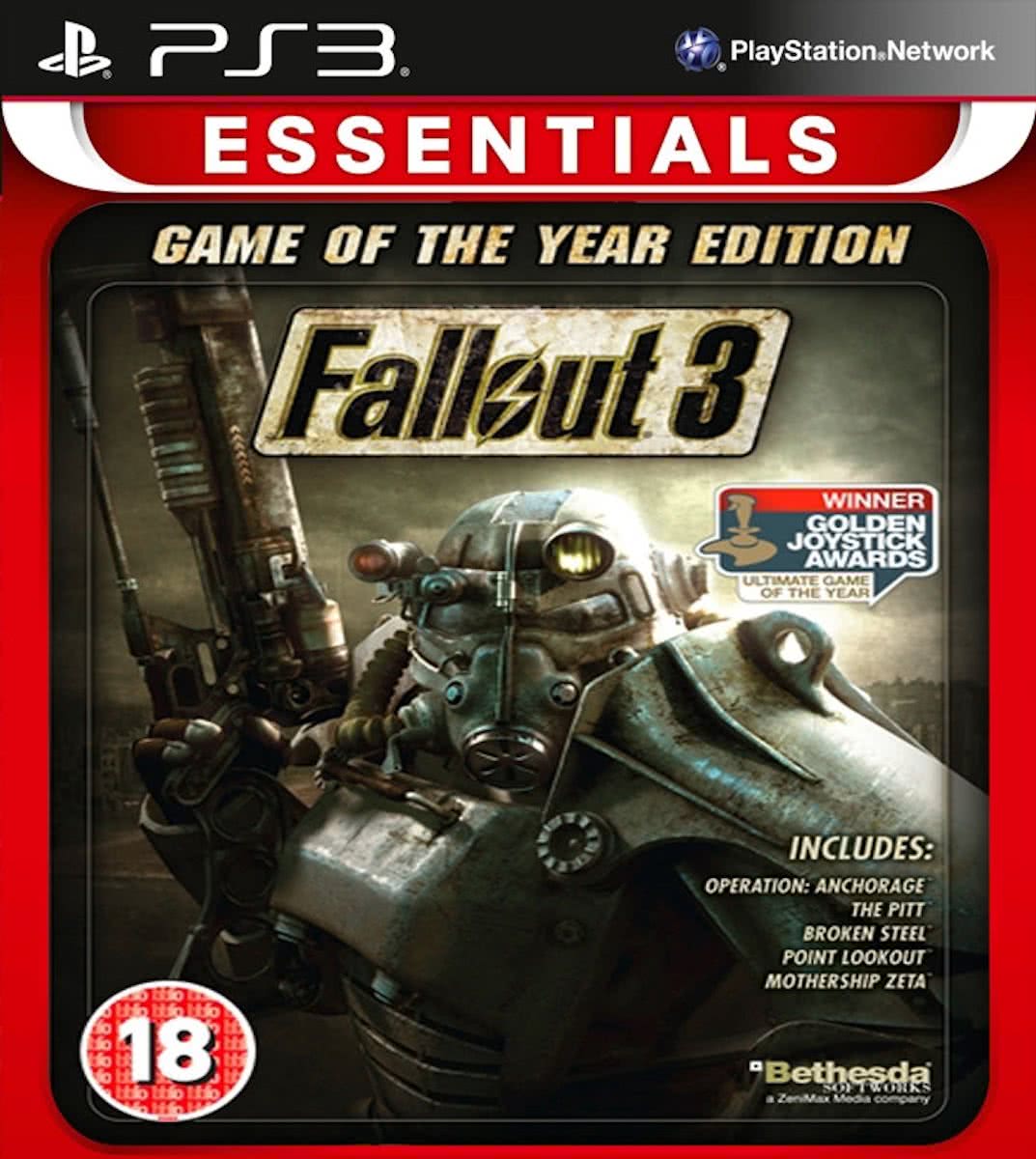 Fallout 3 -  Game of the Year Essentials Edition - PS3