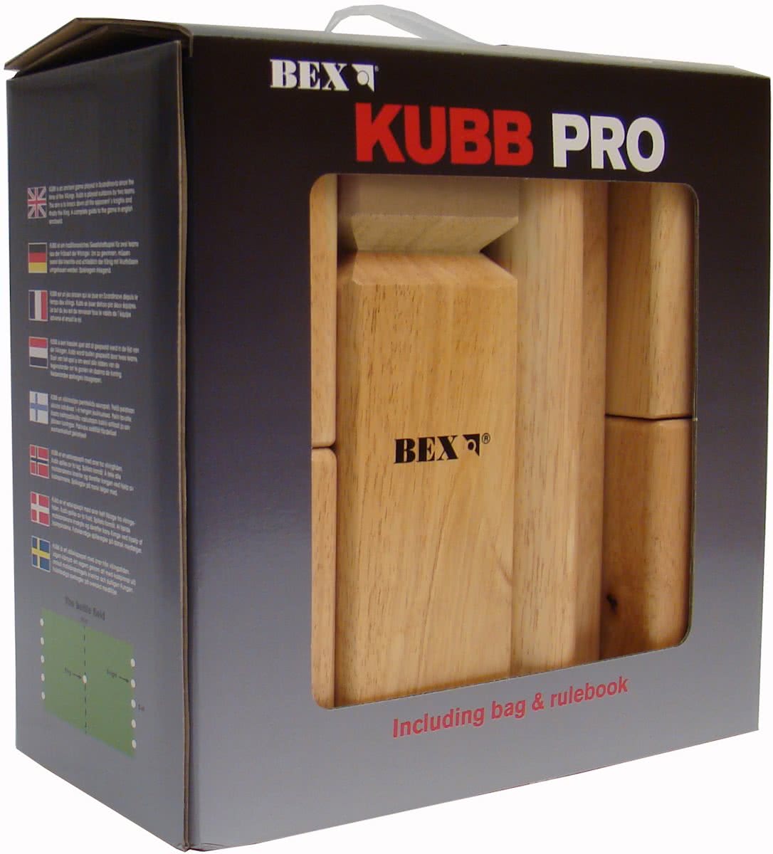 Bex Kubb Pro Original - Rubberhout