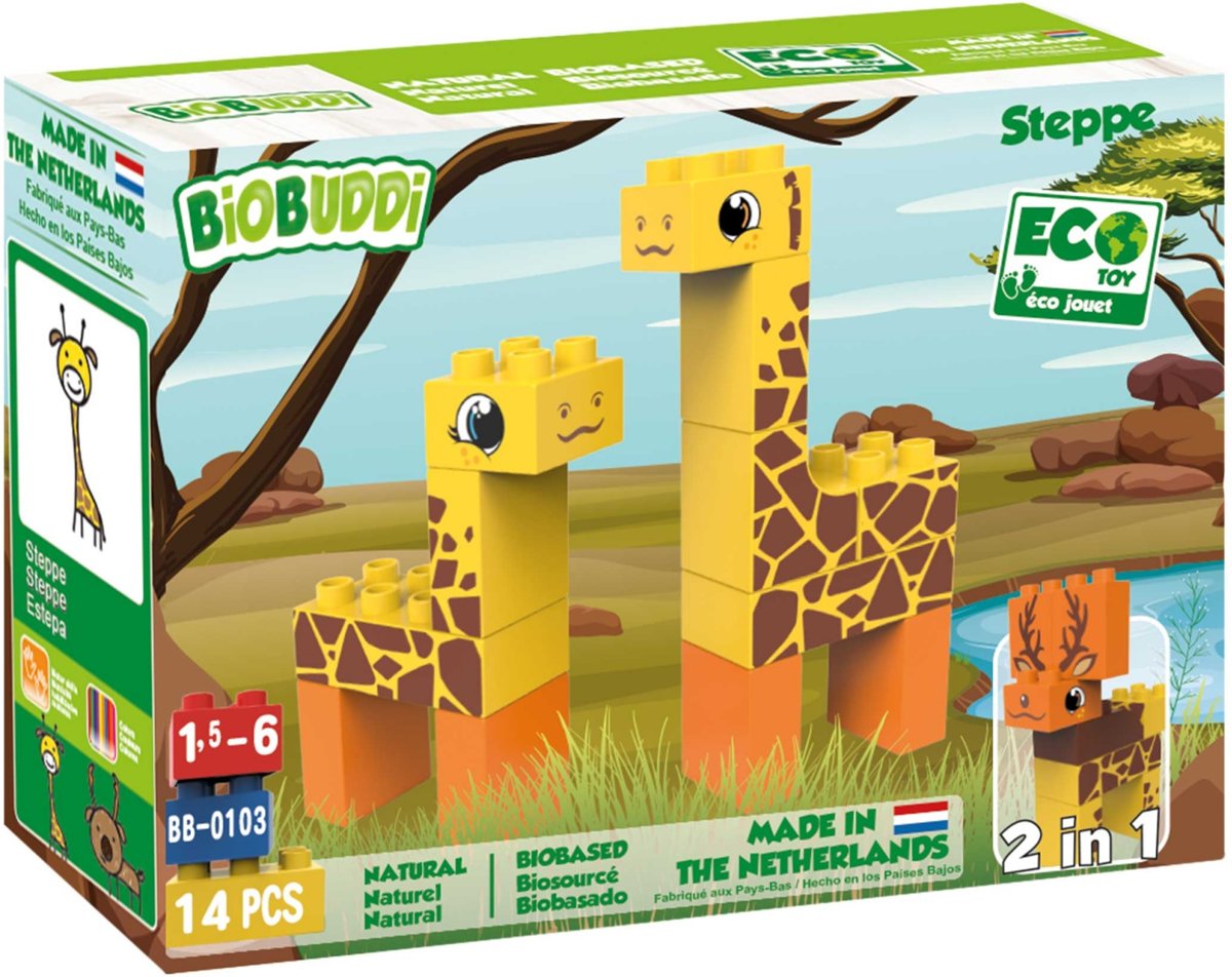 Biobuddi Bouwpakket Wildlife Steppe 14-delig (bb-0103)