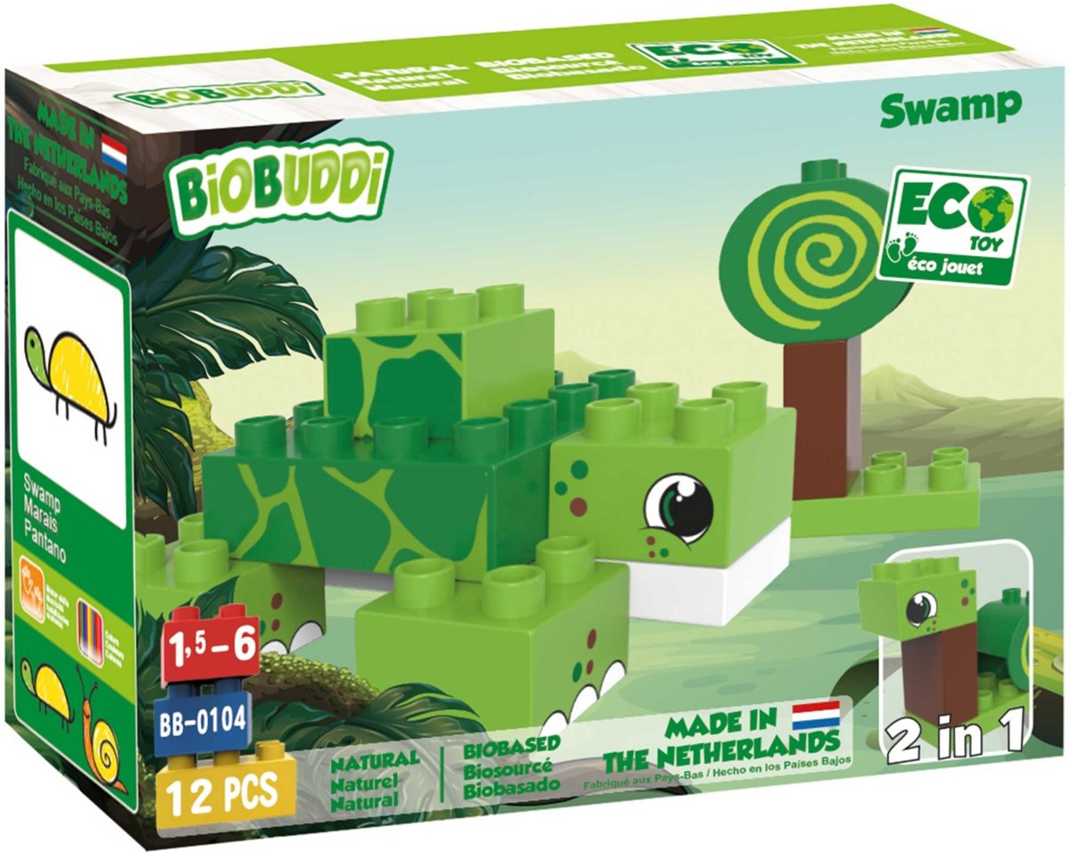 Biobuddi Bouwpakket Wildlife Swamp 12-delig (bb-0104)