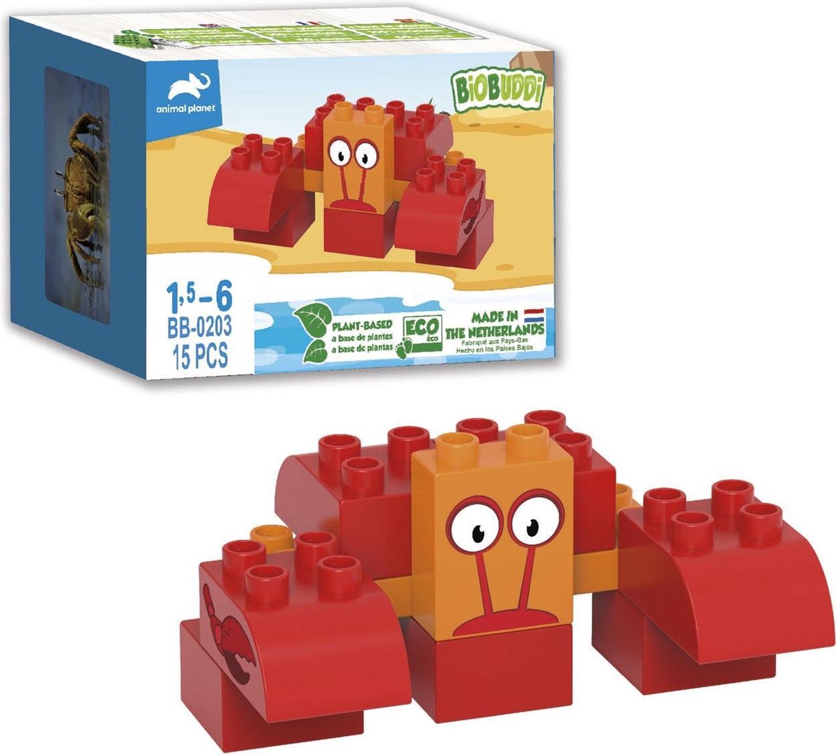 biobuddi animal planet - krab, 15dlg.