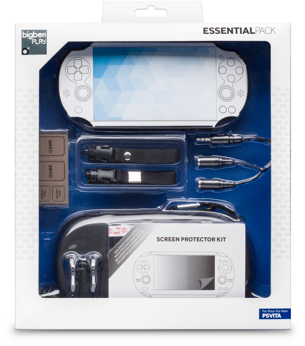 Big Ben, Essential Pack  PSVPACK10  PS Vita Slim (Zwart)