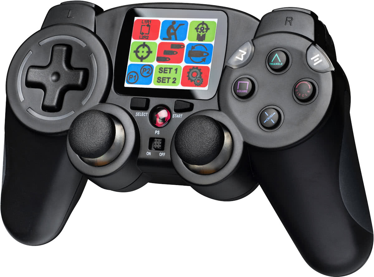 Big Ben Wireless Controller met Quickfire functie - Zwart (PS3)