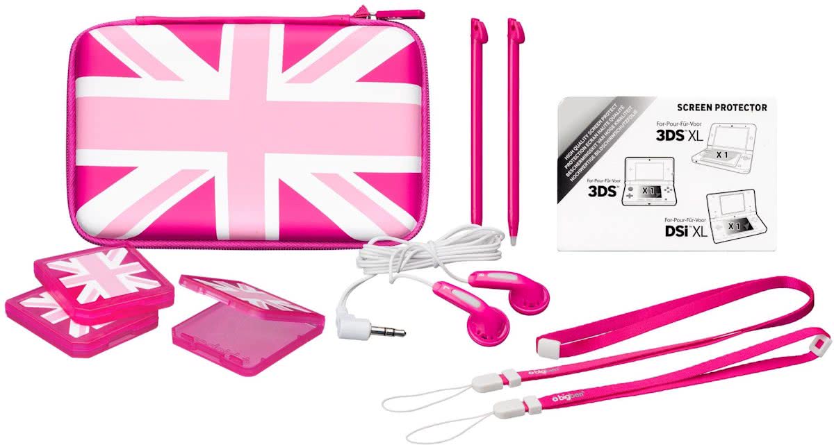 Bigben accessoire pakket 3DSXL Roze UK