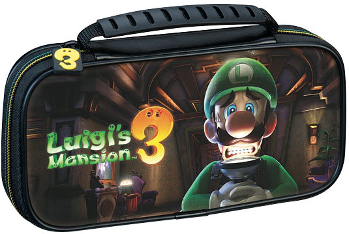 Official Licensed Beschermhoes Case Luigis Mansion 3 - Nintendo Switch Lite - Zwart