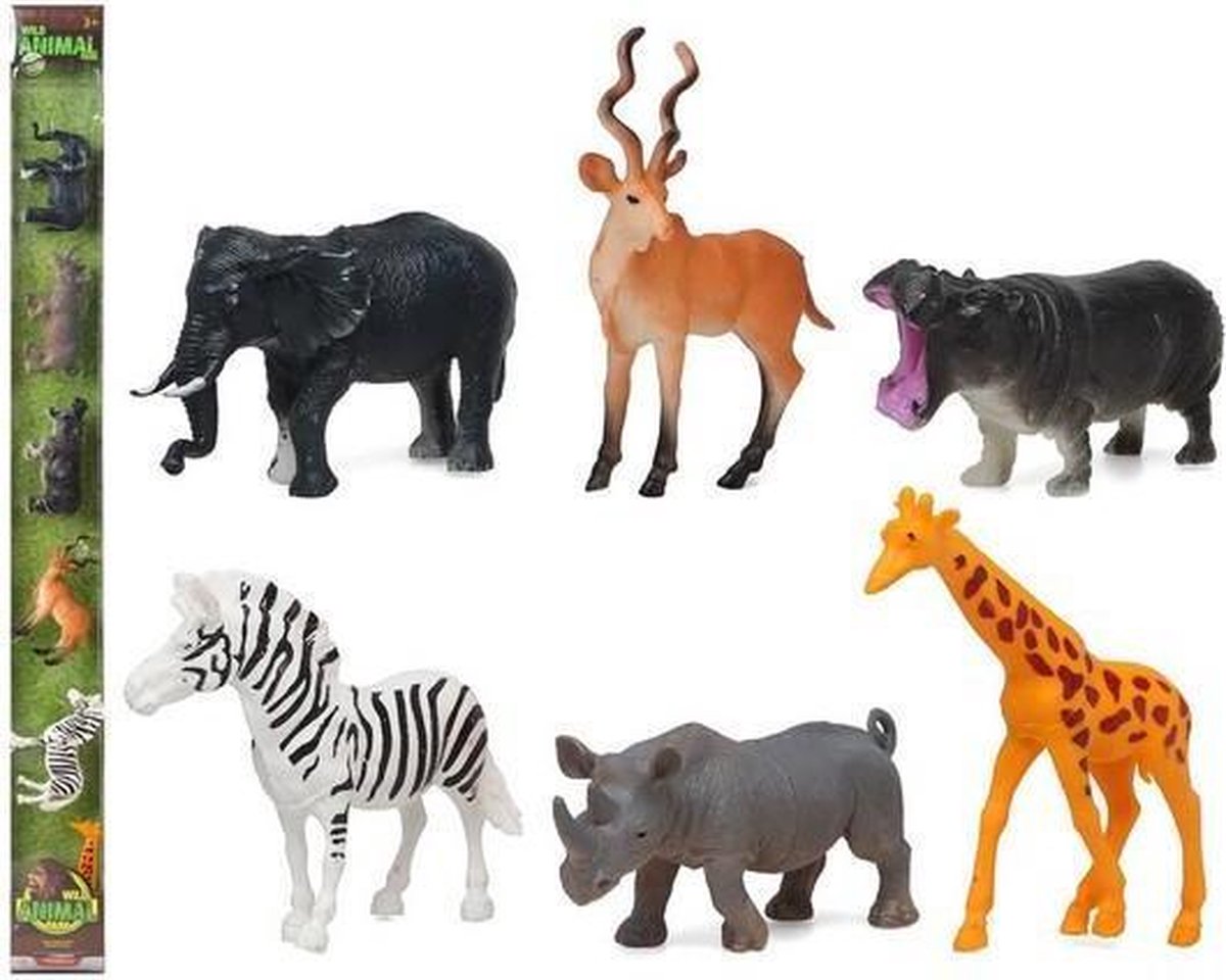 Set van Wilde Dieren 110227 (6 pcs)