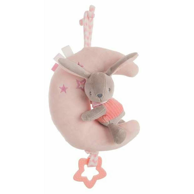 Knuffel Moon Konijnenvlees Roze 25 cm