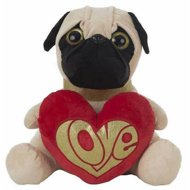 Knuffel Pug 48 cm