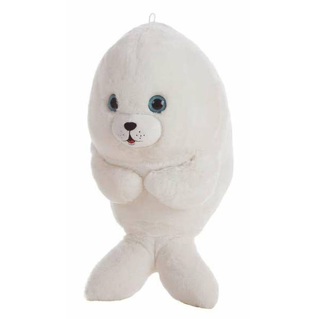 Knuffel Zeehond Wit 24 cm