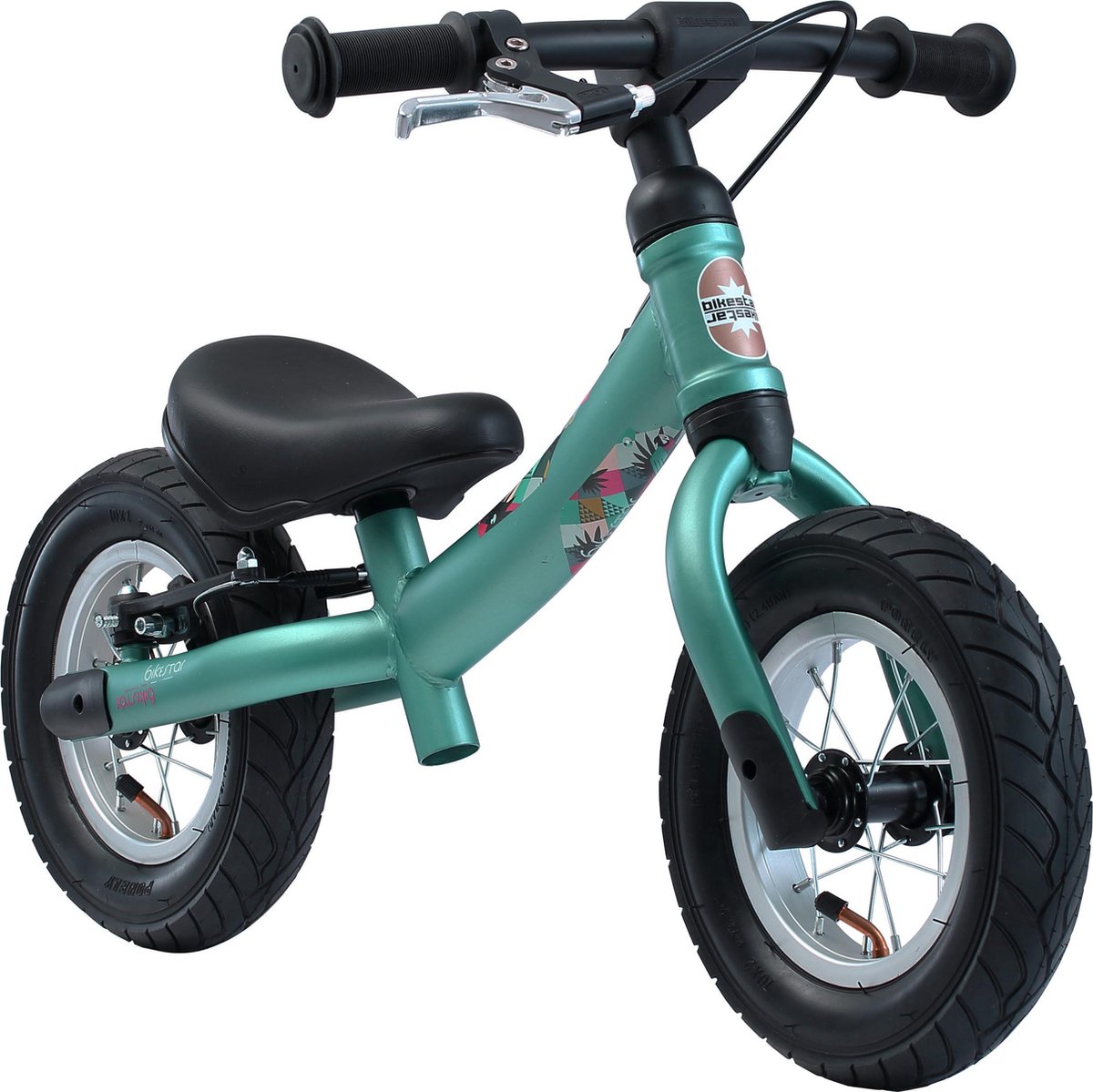   2 in 1 meegroei loopfiets 10 inch, groen