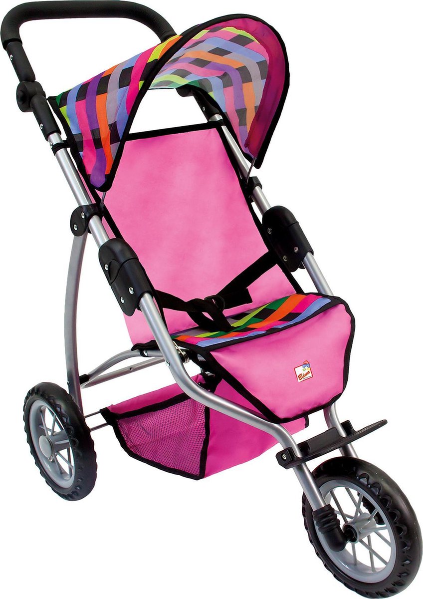 Bino Poppenwagen 74 X 41 X 76 Cm Roze