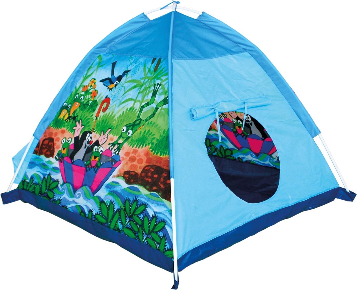 Bino Speeltent Mole Junior 115 X 91 Cm Polyester Blauw